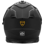 GDM BEAST Dual Sport Full Face Helmet Matte Black ATV Motocross Snowmobile