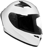 GDM VENOM Full Face Motorcycle Helmet + GDM HYPERSONIC Bluetooth Intercom White
