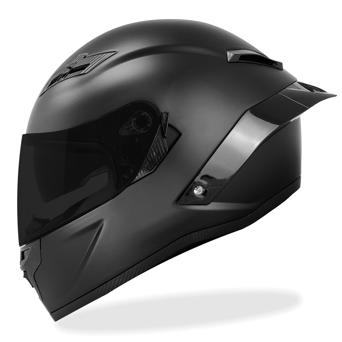 Gdm Demon Full Face Motorcycle Helmet Matte Black – Motorcycle Helmet 