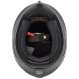 GDM GHOST Full Face Motorcycle Helmet + Intercom Bluetooth Headset + Smoked Shield