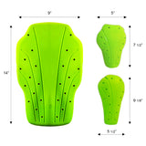 Motorcycle Jacket Protector Pads CE LEVEL 1 Shoulder Elbow Back