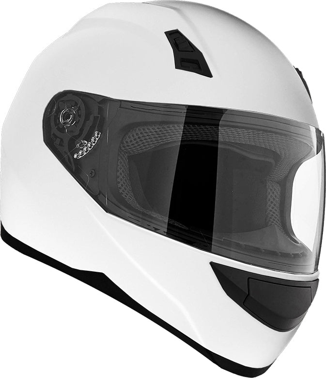 GDM DK-140 Full Face Motorcycle Helmet Pearl White – Motorcycle Helmet Outlet