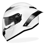 GDM DEMON Full Face Motorcycle Helmet White