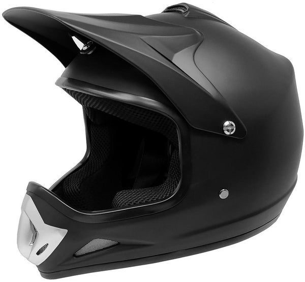 Matte white 2025 dirt bike helmet