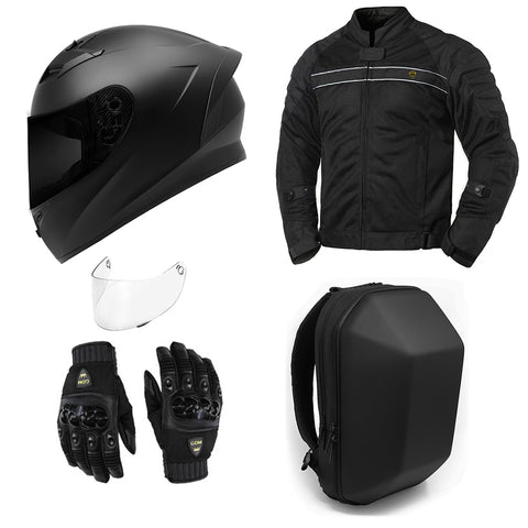 GDM Motorcycle Protective Gear Bundle