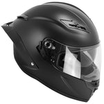GDM Demon Full Face Motorcycle Helmet + Intercom Bluetooth Headset + Chrome Shield