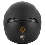 GDM GHOST Full Face Motorcycle Helmet + Intercom Bluetooth Headset + Chrome Shield