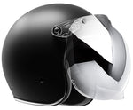 GDM RENEGADE Open Face Motorcycle Helmet 3/4 Vintage Matte Black